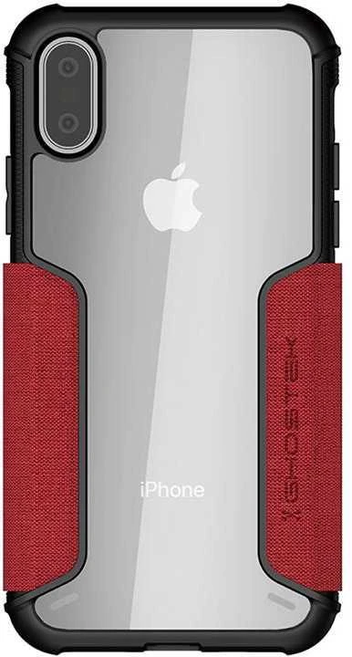 Ghostek Exec 3 Apple iPhone Xs dėklas raudonas