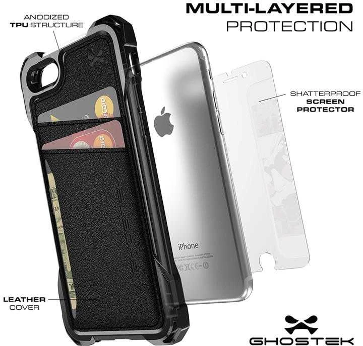 Ghostek „Exec“ Apple iPhone 7 8 dėklas, auksinis
