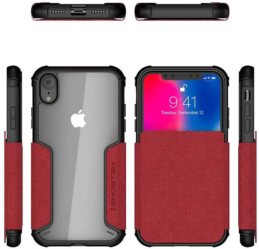 Ghostek Exec 3 Apple iPhone Xr dėklas raudonas