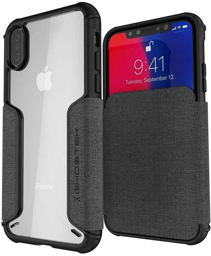 Ghostek Exec 3 Apple iPhone Xs dėklas, pilkas