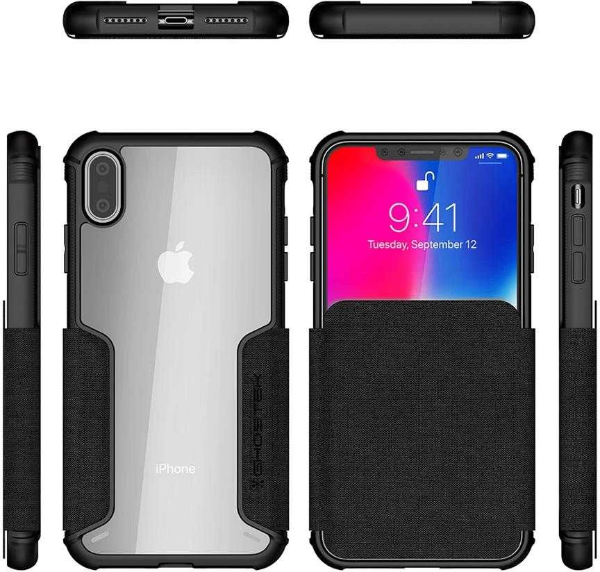 Ghostek Exec 3 Apple iPhone Xs Max dėklas juodas