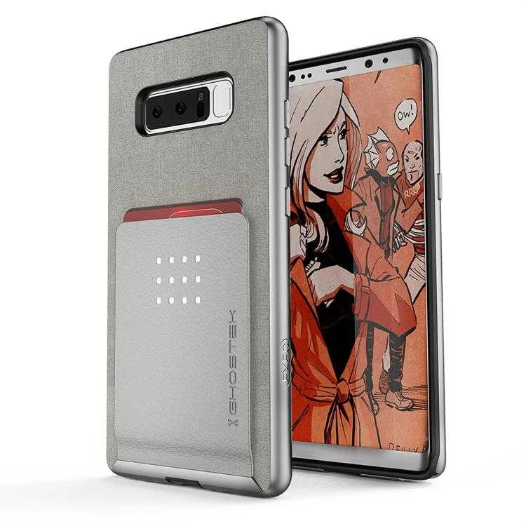 Ghostek Sidabrinis „Exec 2 Samsung Galaxy Note8“ dėklas