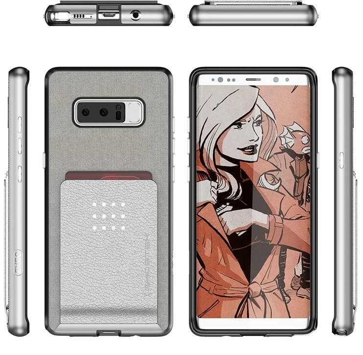 Ghostek Sidabrinis „Exec 2 Samsung Galaxy Note8“ dėklas