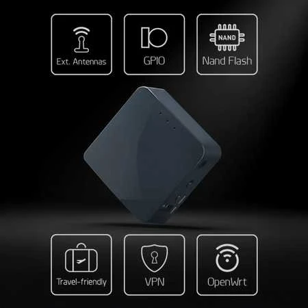 Gl Inet Mini Wi-Fi VPN maršrutizatorius GL.iNet Shadow GL-AR300M16