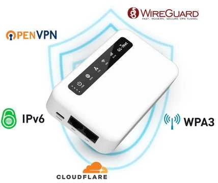 Gl Inet Maršrutizatorius GL.iNet PULI GL-XE300-BAT 5000mAh 4G LTE