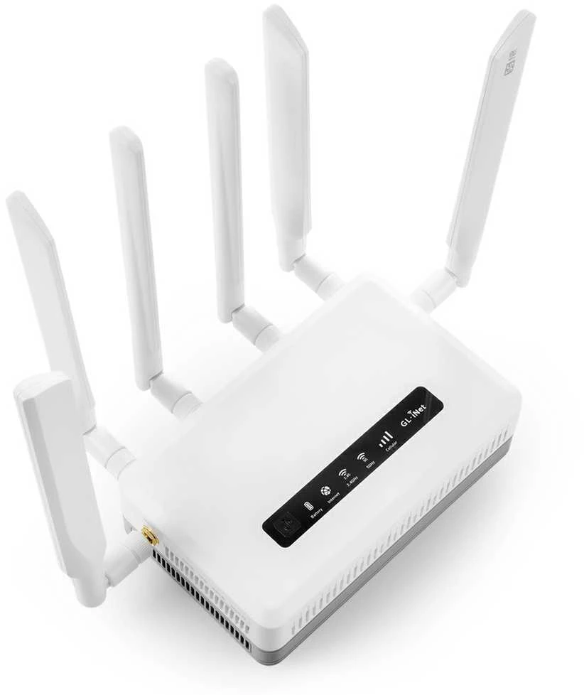 Gl Inet Maršrutizatorius 5G Wi-Fi 6 AX3000 su baterią GL-XE3000
