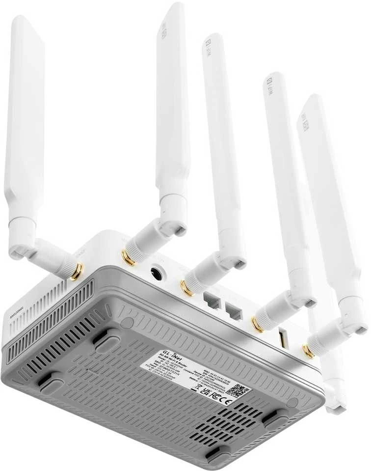 Gl Inet Maršrutizatorius 5G Wi-Fi 6 AX3000 su baterią GL-XE3000