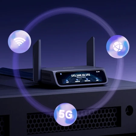 Gl Inet KVM IP Wi-Fi HDMI komutatorius Comet 5G GL-RM10RC