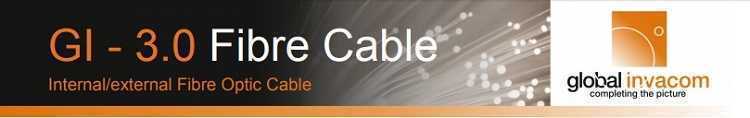 Global Invacom Šviesolaidinis ekranuotas kabelis FC/PC 200 mb