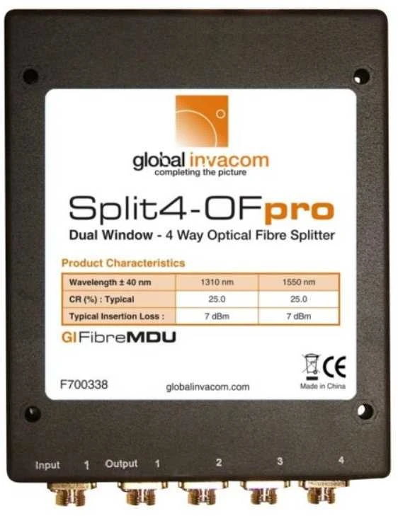 Global Invacom „Invacom 1x4 Split4-OF“ optinis skirstytuvas