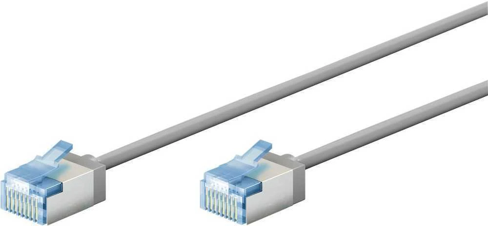 Goobay CAT 6A EXTRA FLEX Patchcord LAN kabelis, pilkas 5m