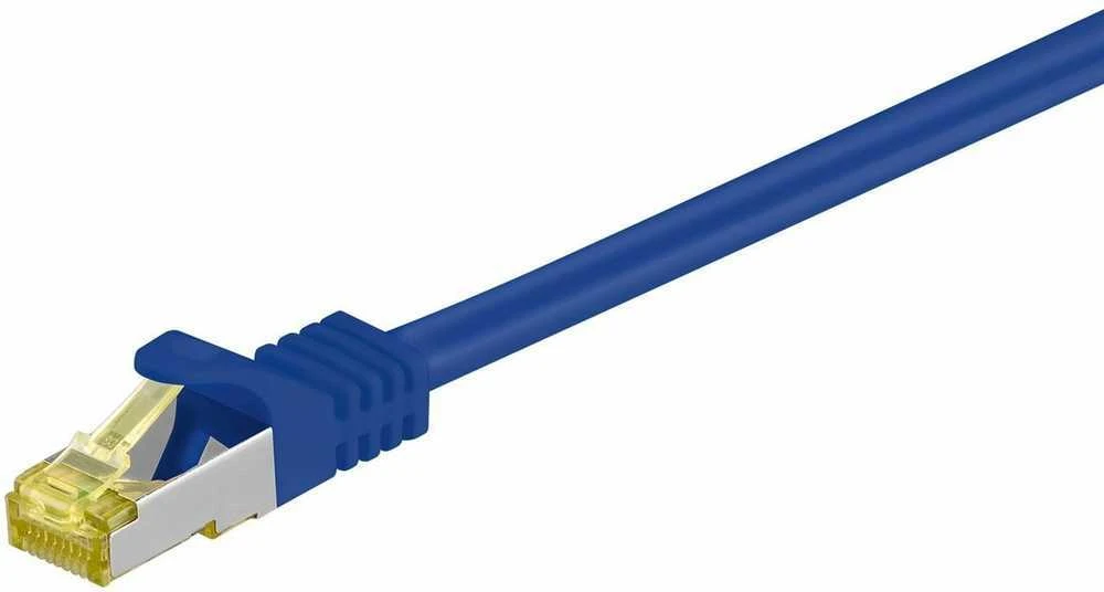 Goobay CAT 7 S/FTP LAN patchcord kabelis, mėlynas - 20m