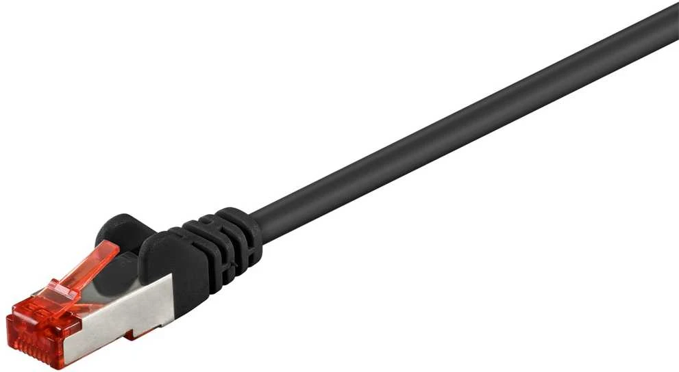 Goobay Kabelis LAN Patchcord CAT 6 S/FTP LSZH juoda 7.5m