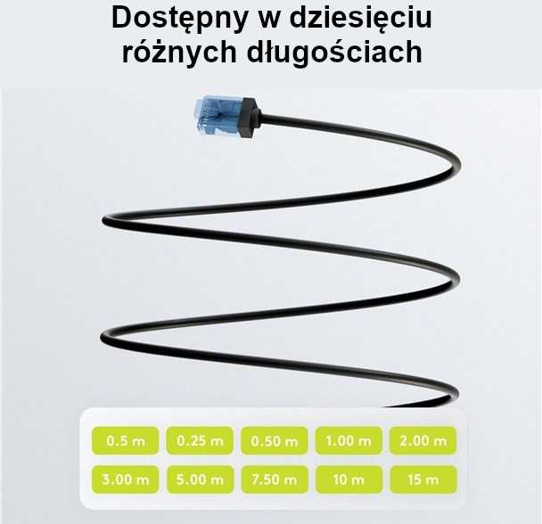 Wentronic Goobay Kabelis LAN Patchcord CAT 6A EXTRA FLEX balta 15m