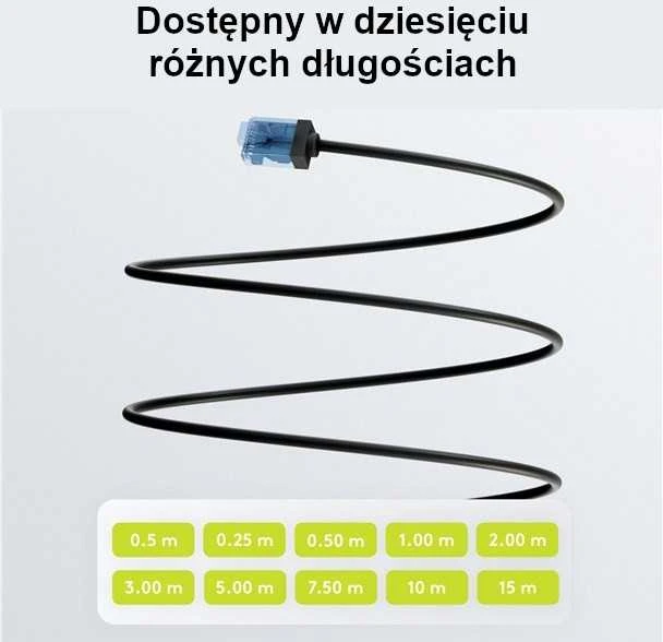 „Goobay“ itin lankstus CAT 6A jungiamasis kabelis, plonas, U/FTP, baltas - Kabelio ilgis 2 m