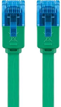 Goobay GB CAT6A TINKLO KABELIS PLOTAS U/UTP Žalias 5M