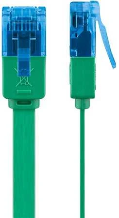 Goobay GB CAT6A TINKLO KABELIS PLOTAS U/UTP Žalias 5M