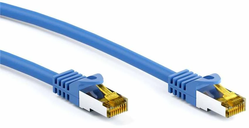 Goobay CAT 7 S/FTP LAN patchcord kabelis, mėlynas - 20m