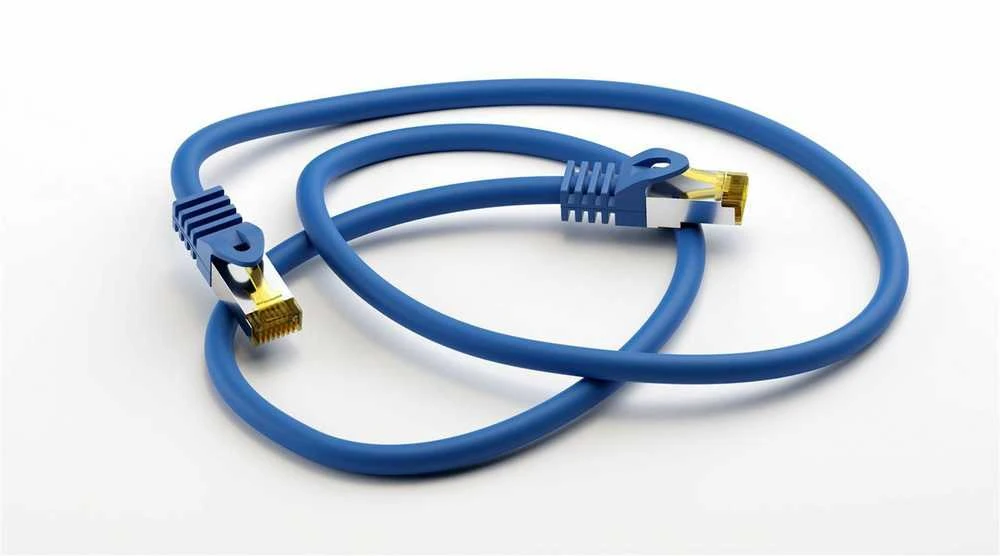 Goobay CAT 7 S/FTP LAN patchcord kabelis, mėlynas - 20m