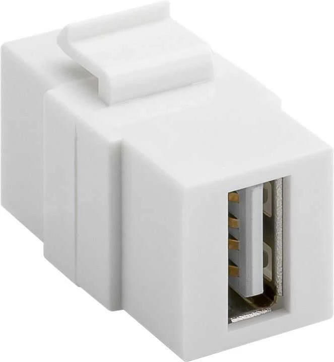 Goobay Apvalūs USB 2.0 moduliai – Keystone USB-A lizdas (79909)