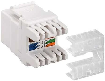 Goobay Gogobay 95740 Keystone modulis RJ45 CAT 6, UTP, 250 MHz, baltas