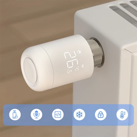 Avatto TRV06 Zigbee išmanusis radiatoriaus vožtuvas termopavara TUYA