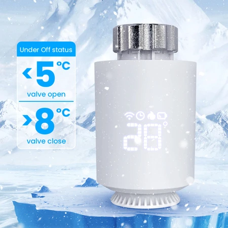 Avatto TRV06 Zigbee išmanusis radiatoriaus vožtuvas termopavara TUYA
