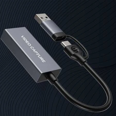 „Grabber HDMI 4K60 USB-A USB-C EZCAP 370M Cam Link“