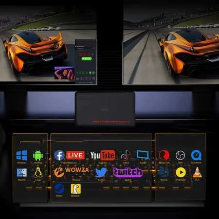 Įkroviklis HDMI 4K60 USB3.0 EZCAP 371L GameLink U3