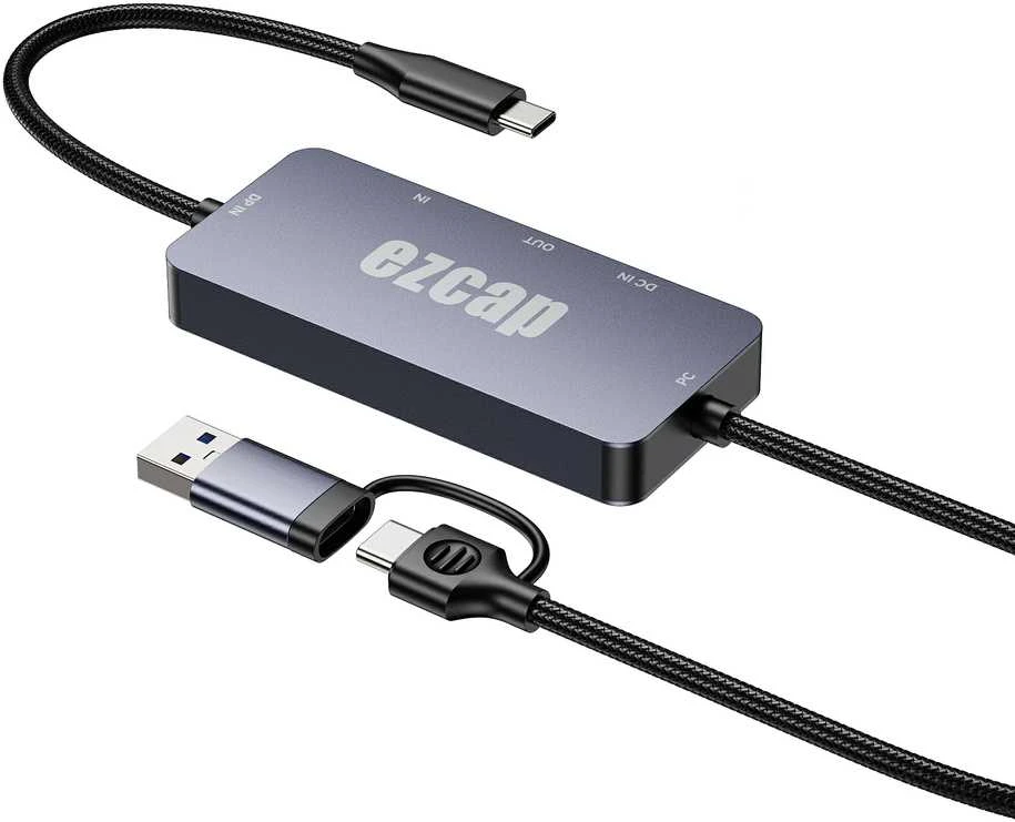 HDMI USB 3.2 4K Grabber ezcap377 vaizdo įrašymo įrenginys