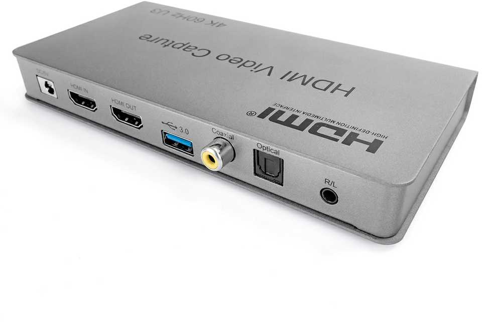 Grabber Spacetronik SP-HVG20 HDMI įrašymo įrenginys, skirtas kompiuteriui