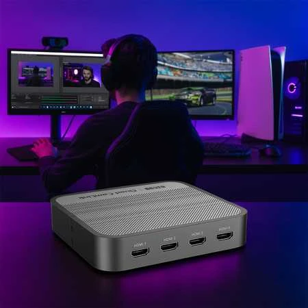 Vaizdo įrašymo įrenginys su 4xHDMI 4K30 TB3 DP EZCAP362
