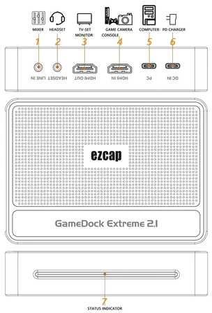 Vaizdo įrašymo įrenginys su HDMI 8K60 4K144 EZCAP364