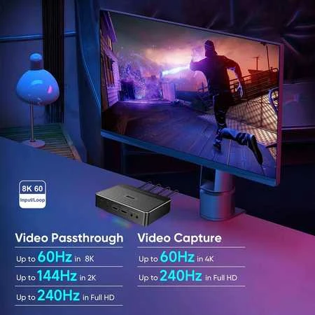 Vaizdo įrašymo įrenginys su HDMI 8K60 4K144 EZCAP364