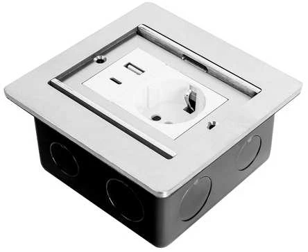Grindų lizdų dėžutė Spacetronik SPS-W13S_V1
