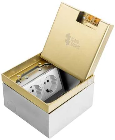 Grindų lizdų dėžutė Spacetronik SPS-W22G_S2