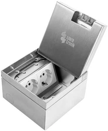 Grindų lizdų dėžutė „Spacetronik SPS-W22S_S2“