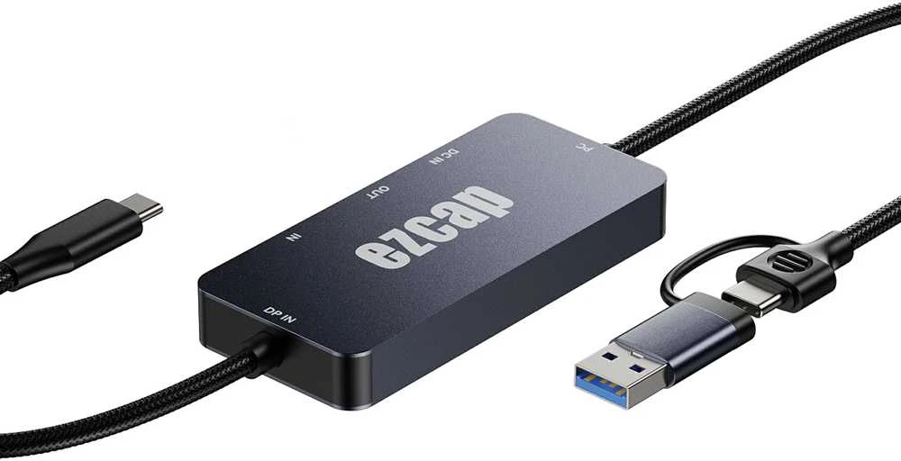 HDMI USB 3.2 4K Grabber ezcap377 vaizdo įrašymo įrenginys