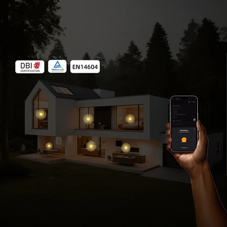 Heiman Matter dūmų jutiklis, skirtas Home Assistant HEIM_HS1SA_M