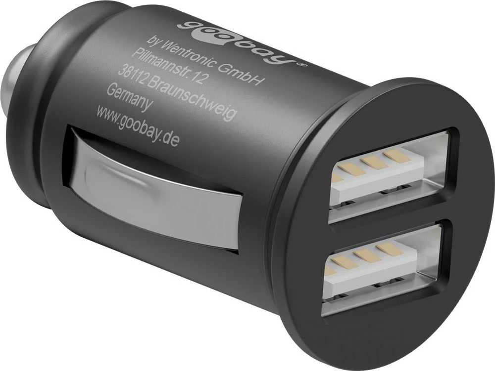 Krautuvas Goobay Automobilio įkroviklis 2xUSB 4.8A 12 / 24V DC 4520