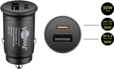 Goobay Car Charger 5 W automobilinis pakrovėjas, juodas