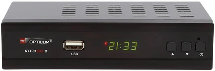 Imtuvas TV Opticum Odbiornik DVB-T2/C Raudona Nytrobox X H.265