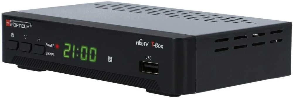 „Opticum HBBTV T-BOX“ DVB-T2 H.265