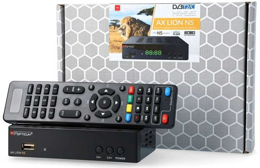 „Opticum AX Lion“ DVB-T2/C NS H.265