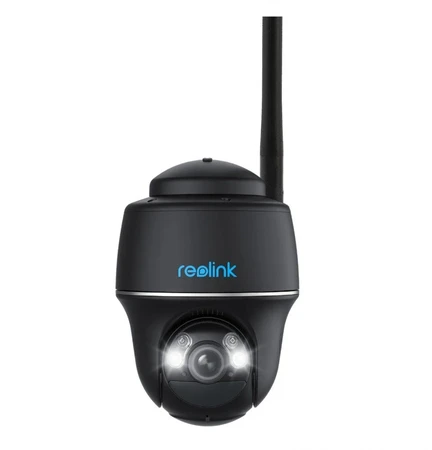 Argus PT 2K 5Mpx pasukama Wifi kamera Reolink juoda | Žmonių ir transporto priemonių aptikimas | Baterija | Belaidis Wifi
