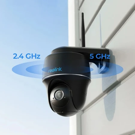 Argus PT 2K 5Mpx pasukama Wifi kamera Reolink juoda | Žmonių ir transporto priemonių aptikimas | Baterija | Belaidis Wifi