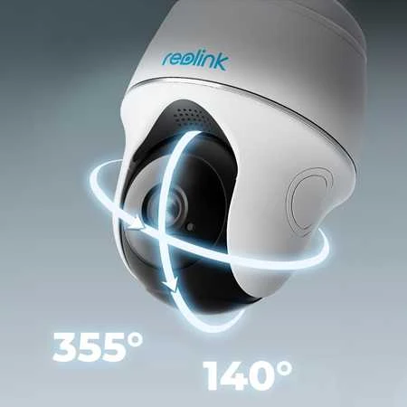 Reolink IP kamera Argus PT 2K 4 MP, fiksuota, H.265, Micro SD