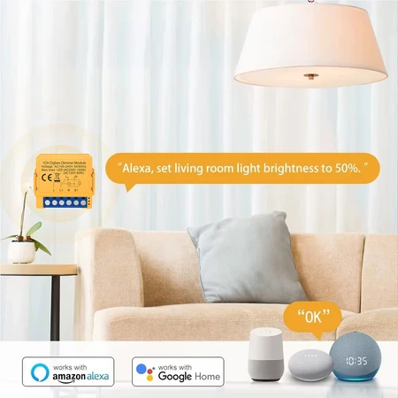 Išmanusis ZigBee nuleidimo jungiklis Avatto ZDMS16-1 TUYA