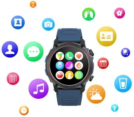 Išmanusis laikrodis Kumi Gear GT3 FIT 2025 Mėlyna