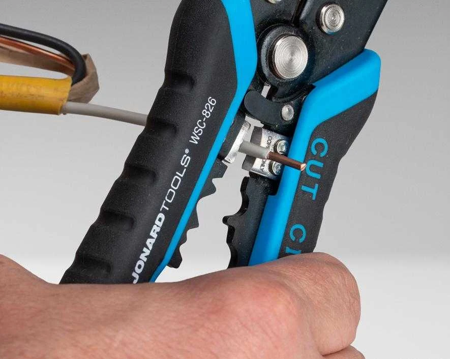 Jonard Tools Automatinis izoliacijos nuėmiklis ir gofruotojas WSC-826